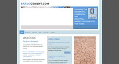 Desktop Screenshot of bravocement.com